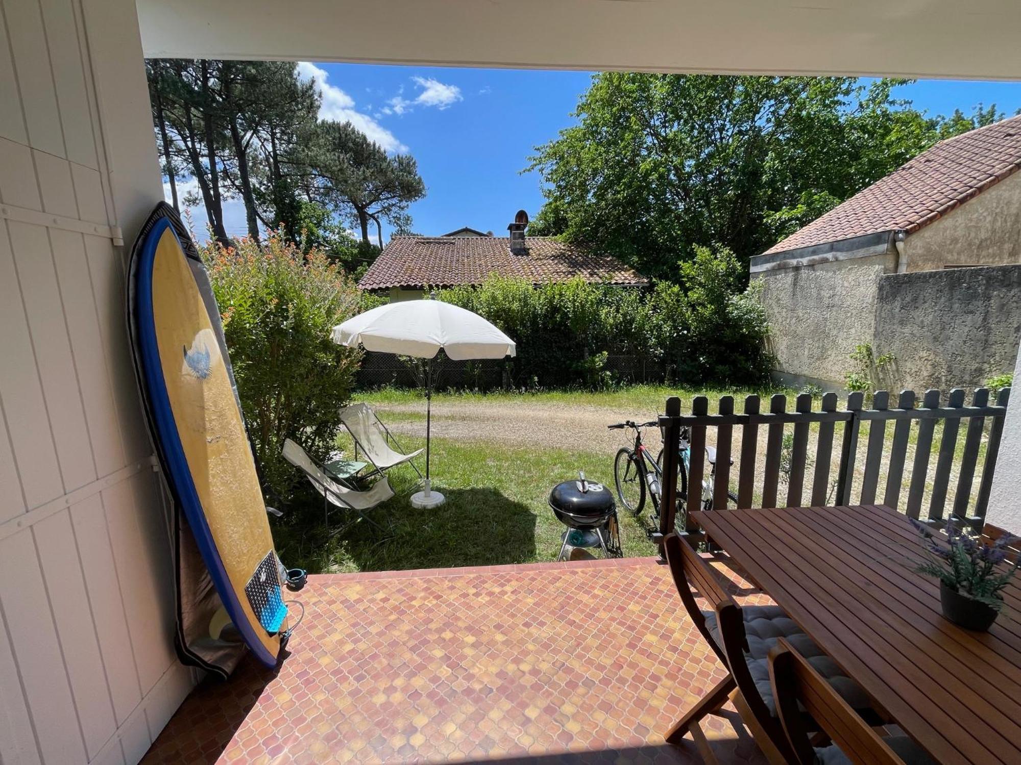 Appartement Avec Chambre, Terrasse Et Jardinet Proche Plage, Foret Pins, Piste Cyclable, Lac Mimizan-Plage Zewnętrze zdjęcie