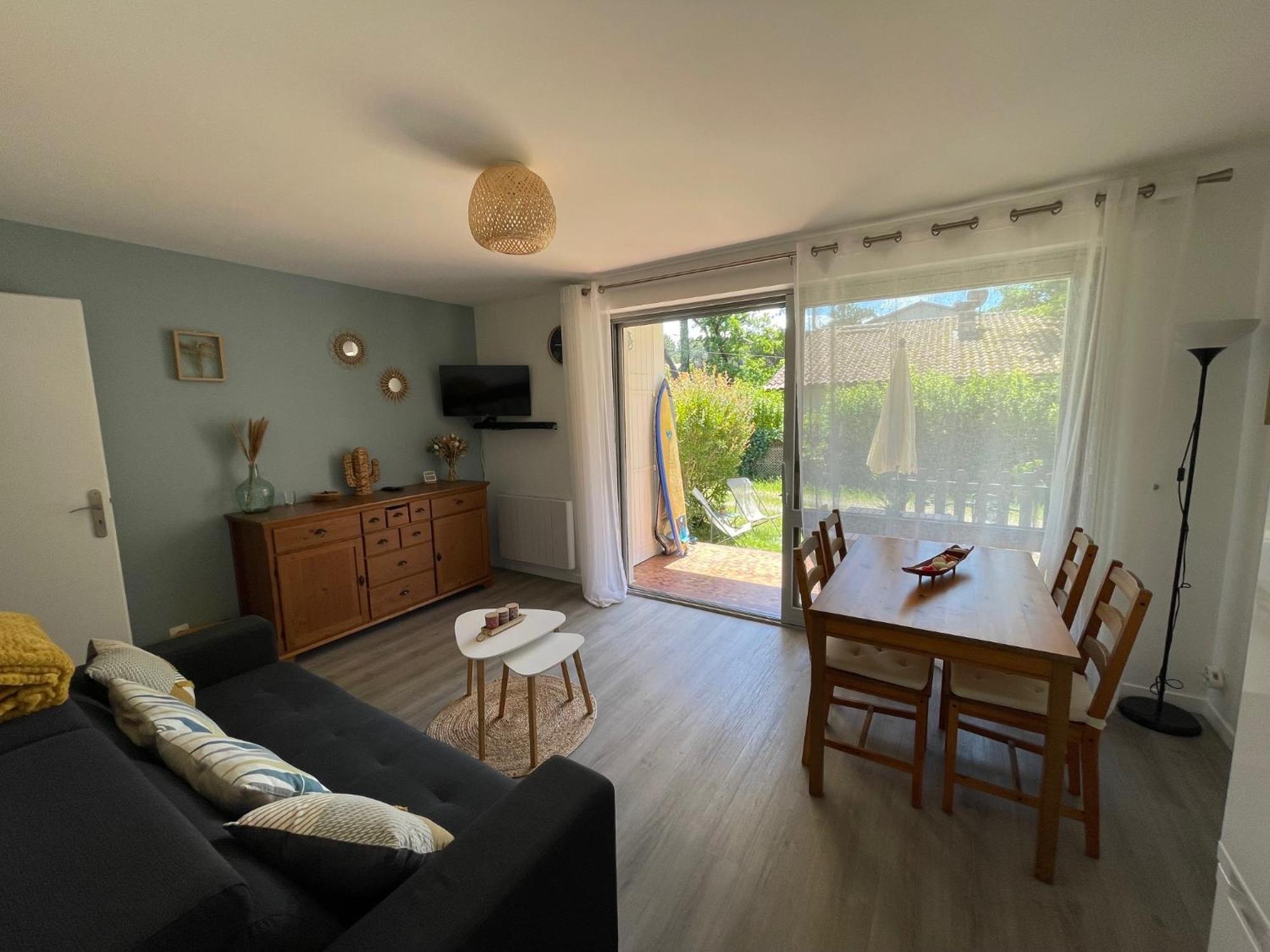 Appartement Avec Chambre, Terrasse Et Jardinet Proche Plage, Foret Pins, Piste Cyclable, Lac Mimizan-Plage Zewnętrze zdjęcie