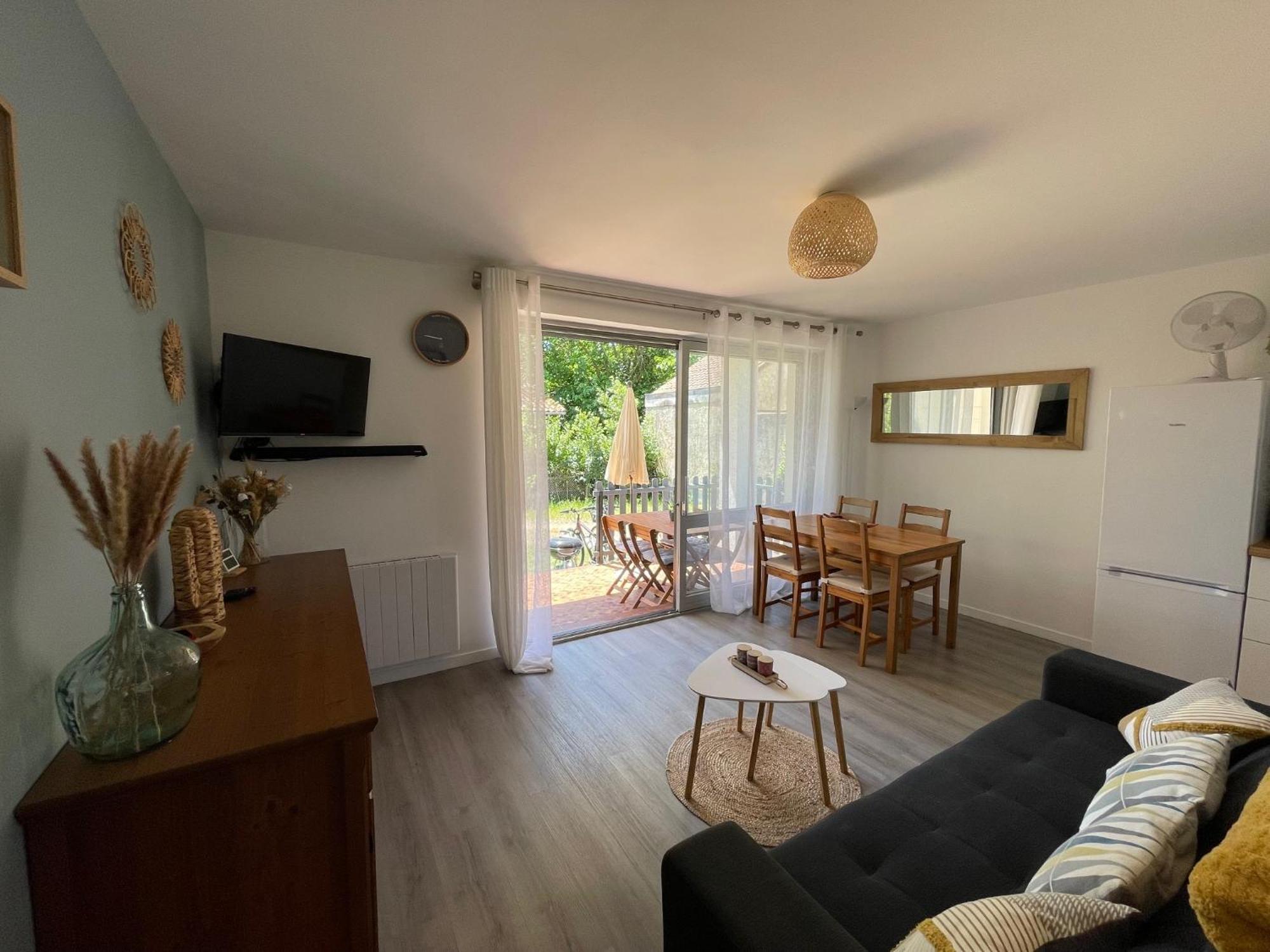 Appartement Avec Chambre, Terrasse Et Jardinet Proche Plage, Foret Pins, Piste Cyclable, Lac Mimizan-Plage Zewnętrze zdjęcie