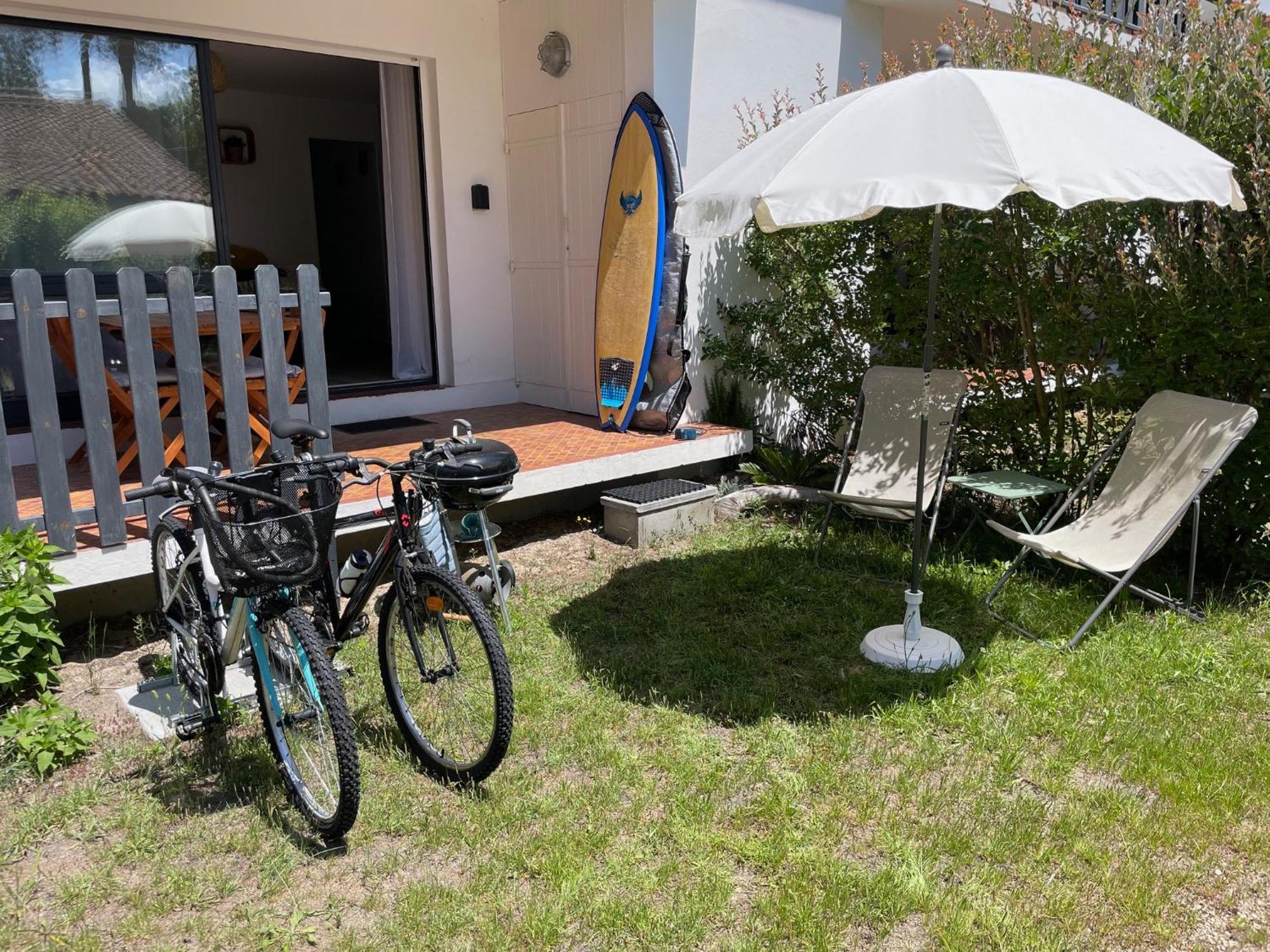 Appartement Avec Chambre, Terrasse Et Jardinet Proche Plage, Foret Pins, Piste Cyclable, Lac Mimizan-Plage Zewnętrze zdjęcie